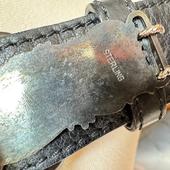 Bally 1851 Crossbody Sling Messenger Bag w/ Silver Tag - Picture 7 of 16